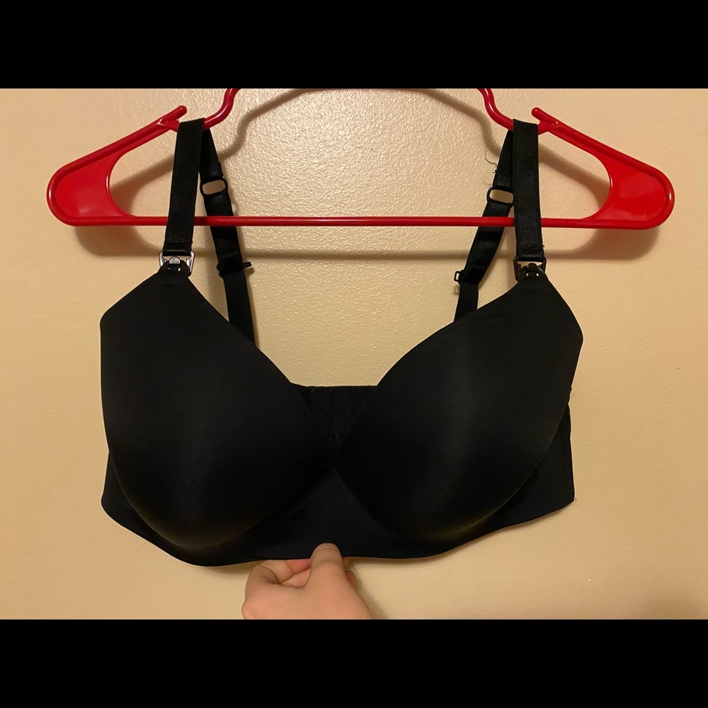 Black Maternity Bra